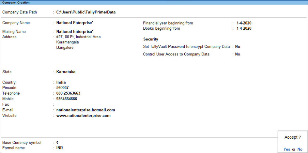 how-to-create-company-in-tallyprime